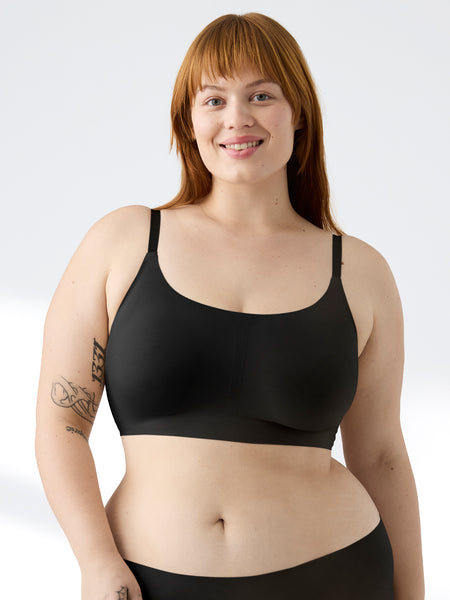 ★2025SS新作★glowny★MELLOW SCOOP BRA Meladyan Women Sports Bra Scoop Neck Curve Wireless Support