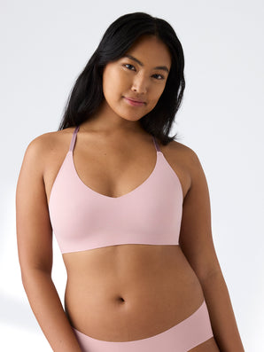True Body Triangle Lace Racerback Bra