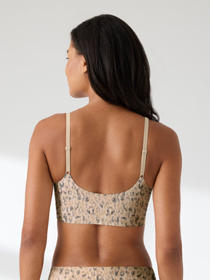 True Body Wirefree Adjustable Strap Scoop Neck Bralette