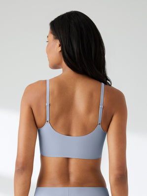True Body Wirefree Adjustable Strap Scoop Neck Bralette