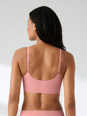 True Body Wirefree Adjustable Strap Scoop Neck Bralette