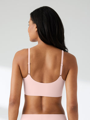 True Body Wirefree Adjustable Strap Scoop Neck Bralette