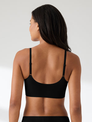 True Body Wirefree Adjustable Strap Scoop Neck Bralette