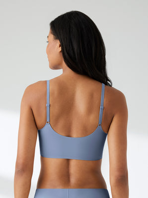 True Body Wirefree Adjustable Strap Scoop Neck Bralette