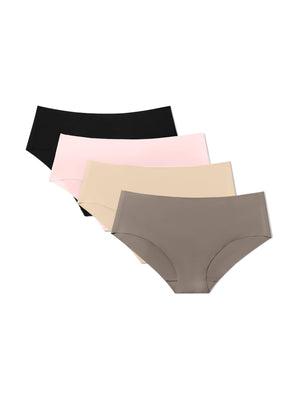 True Body No Show Hipster 4-Pack