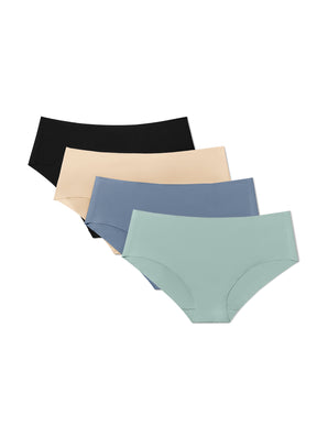 True Body No Show Hipster 4-Pack