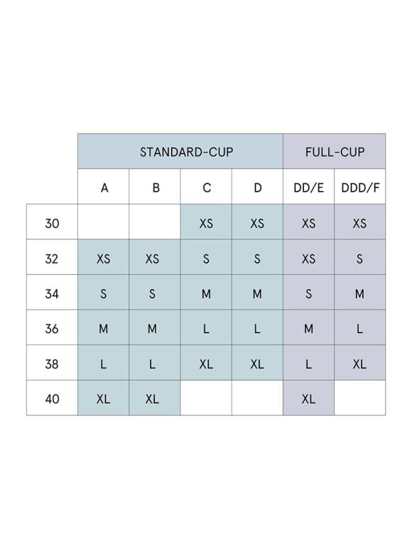 Bra sizes measuring method  Bra size charts, Full cup bra, Full cup