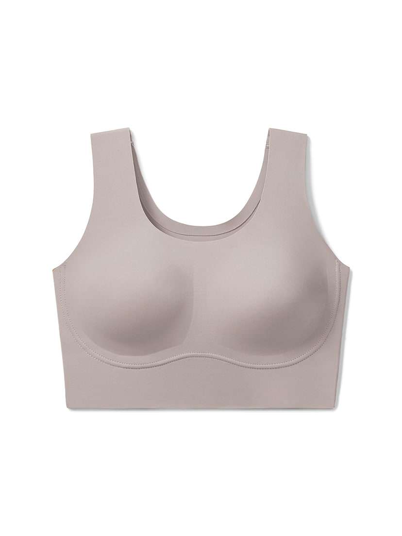 True and Company Second Skin Scoop Neck Bra (Mink, X-Large) 